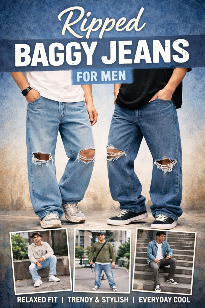 Ripped Baggy Jeans Ripped Baggy Jeans