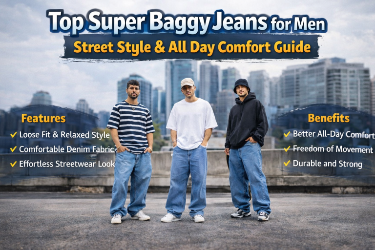 Top Super Baggy Jeans for Men: Street Style and All Day Comfort Guide