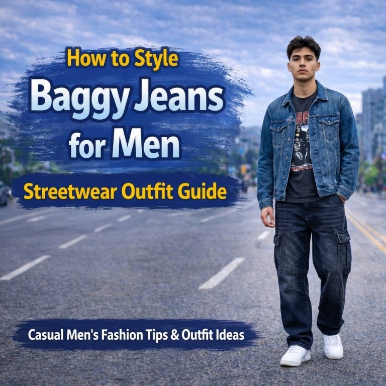 How to Style Baggy Jeans for Men (2026 Ultimate Style Guide)